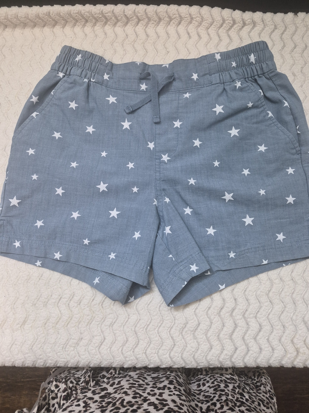 Magellan Outdoors Blue Star-Accent Drawstring Shorts